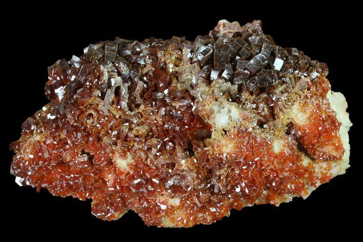 Ruby Red Vanadinite Crystals on Barite - Morocco #134705